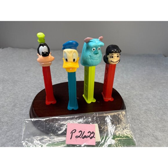 Vintage 1990s Pez Dispensers Featuring Goofy Donald Duck Sulley & Lucy - Picture 7 of 7